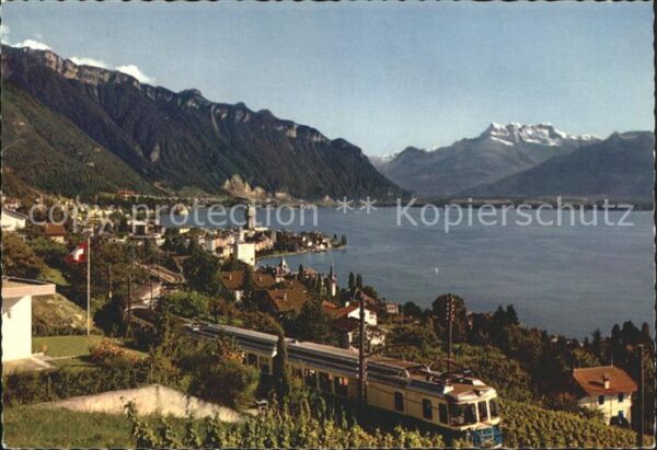 Eisenbahn Le Mob Montreux Dents du Midi