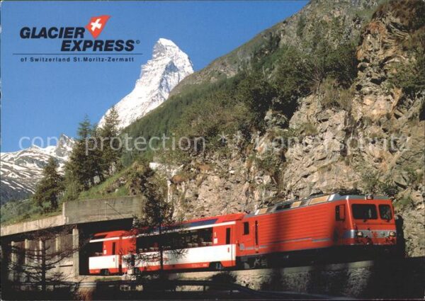 Eisenbahn Glacier-Express Matterhorn