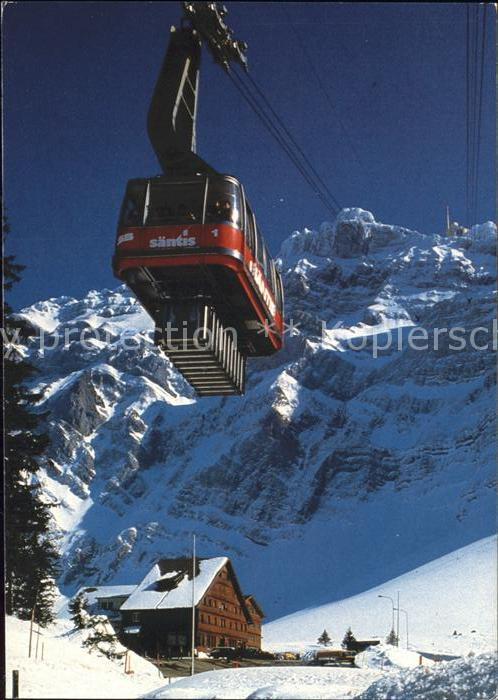Seilbahn Säntis Gasthaus Schwägalp Säntisgipfel