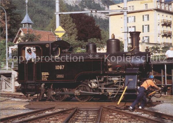 Lokomotive HG 3/3 1067 ex Brünig Drehscheibe Giswi