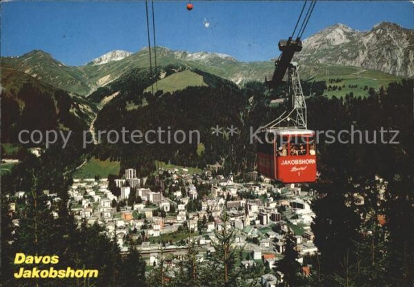 Seilbahn Jakobshorn Davos-Platz Strelapass Schia