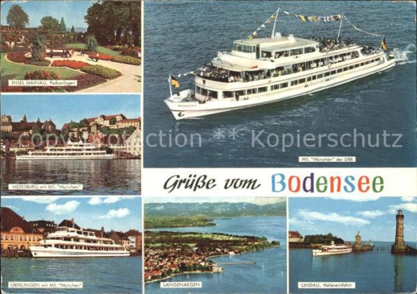 Motorschiffe MS München DBB Insel Mainau Meersburg Ü