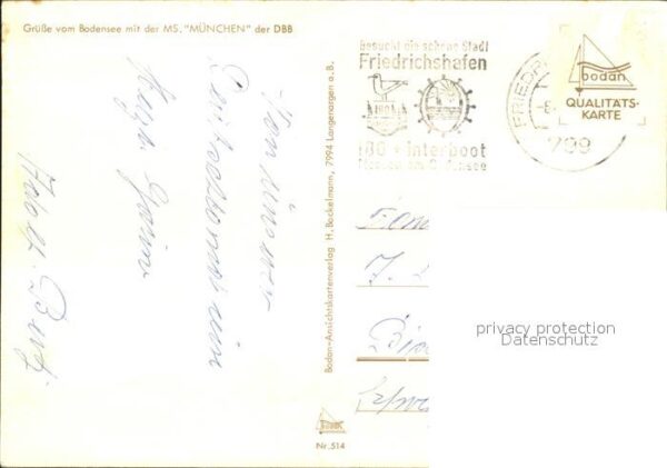 Motorschiffe MS München DBB Insel Mainau Meersburg Ü – Bild 2
