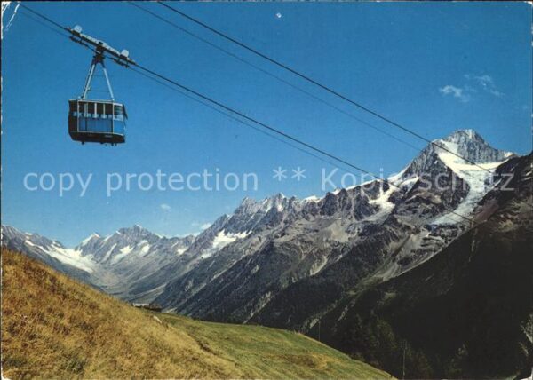 Seilbahn Wiler-Holz Lötschental Lötschenlücke Sc