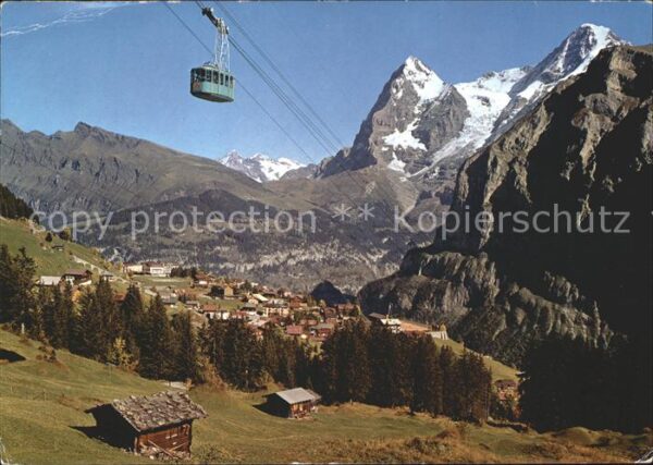 Seilbahn Schilthorn Mürren Eiger Mönch