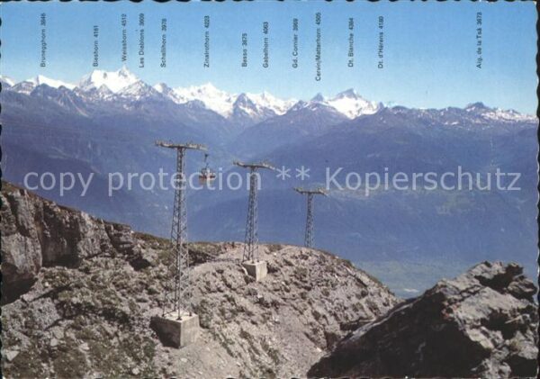 Seilbahn Violettes Montana-Crans Wallis