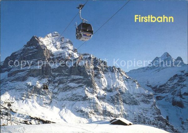 Seilbahn Grindelwald-First Wetterhorn Schreckhor