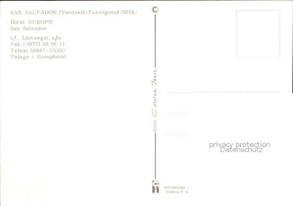 Tarragona Hotel Europe San Salvador – Bild 2