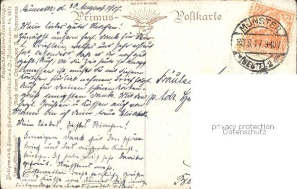 Verlag Primus Nr. 3071 J. A. Heyermans Vom Wiesenrain Fra – Bild 2