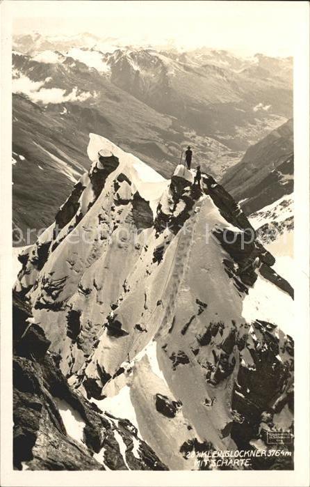 Bergsteigen Klettern Kleinglockner Scharte