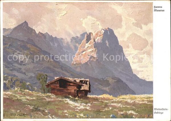 Maurus Hanns Wetterstein-Gebirge Nr. 522