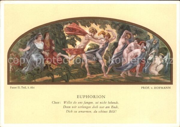 Goethe Johann Wolfgang von Faust II. Teil 3. Akt Euphorion Profess