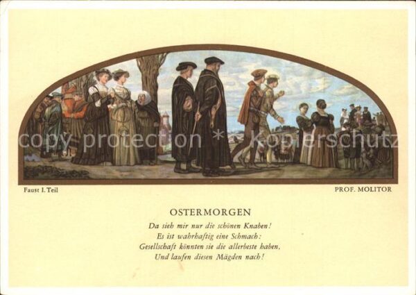 Goethe Johann Wolfgang von Faust I. Teil Prof. Ostermorgen Molitor