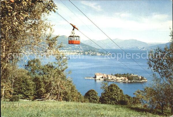 Seilbahn Funivia Stresa Lido Mottarone Lago Magg