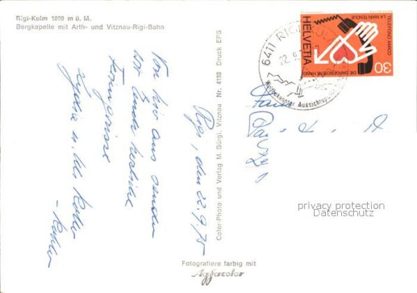 Zahnradbahn Arth- und Vitznau-Rigi-Bahn Rigi-Kulm B – Bild 2