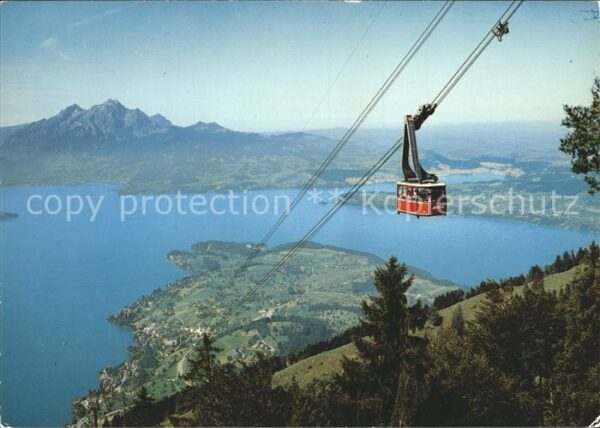 Seilbahn Weggis-Rigi-Kaltbad Weggis Luzern Pilat