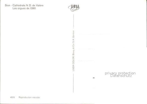 Kirchenorgel Sion Cathedrale N.D. de Valere – Bild 2