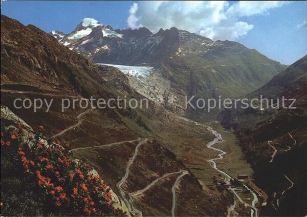 Gletscher Furka- und Grimselpass Rhonegletscher G