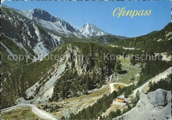 Postauto Ofenpass Münstertalerseite Paßhöhe Gial