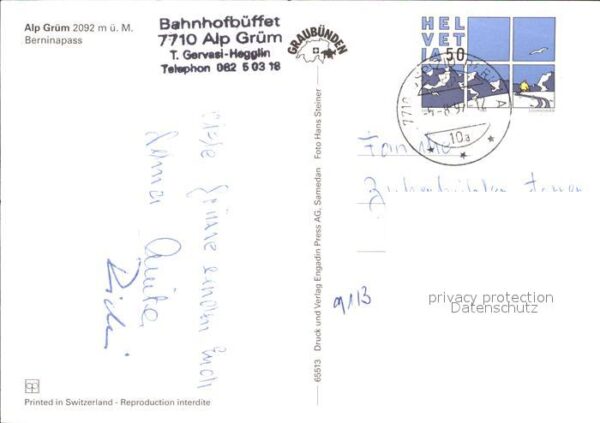 Zahnradbahn Alp-Grüm Berninapass – Bild 2