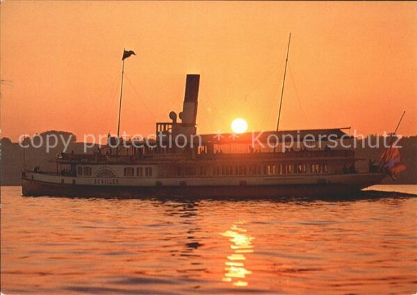 Dampfer Binnenschifffahrt DS Schiller Vierwaldstättersee