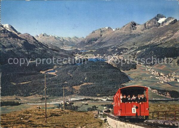 Zahnradbahn Hotel Kulm Muottas Muragl Oberengadin