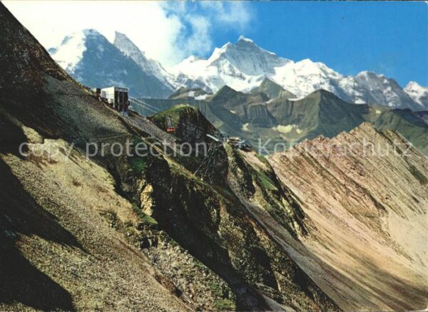 Seilbahn Bergstation Brienzer Rothorn Berner Alp