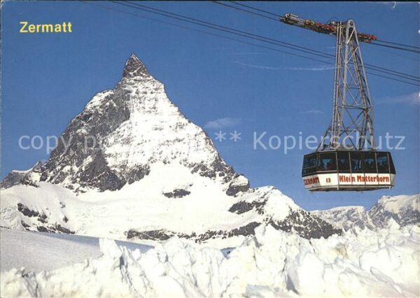 Seilbahn Klein Matterhorn Zermatt