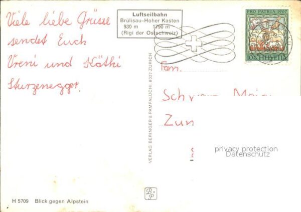 Seilbahn Brülisau-Hoher Kasten Alpstein – Bild 2