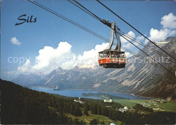 Seilbahn Sils-Maria Sils-Baselgia Oberengadin