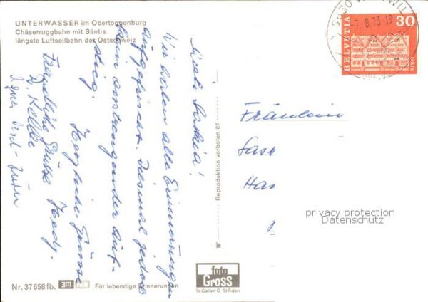 Seilbahn Chäserrugg Unterwasser Obertoggenburg S – Bild 2