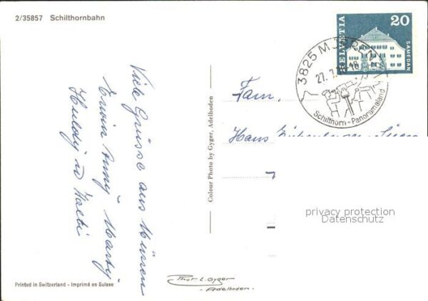 Seilbahn Schilthorn – Bild 2