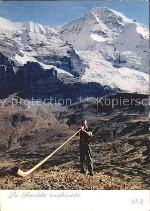 Alphorn Alphornbläser Mönch