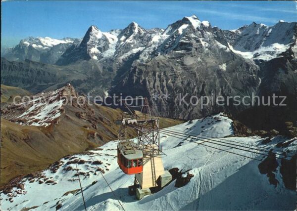 Seilbahn Schilthorn Mürren Wetterhorn Eiger Mönc