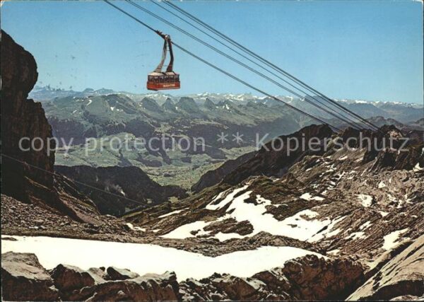 Seilbahn Säntis Churfirsten Glarner Alpen