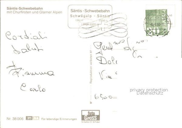 Seilbahn Säntis Churfirsten Glarner Alpen – Bild 2