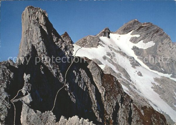 Berge Natur Weg Felswände Lysengrates Rotsteinpass