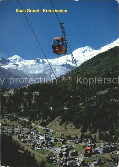 Seilbahn Saas Grund-Kreuzboden Allalinhorn Alphu