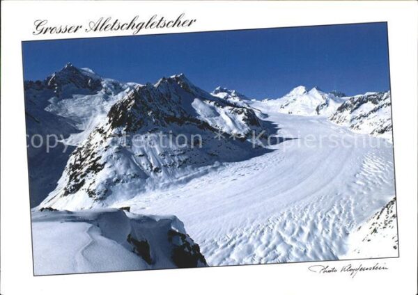 Gletscher Grosser Aletschgletscher