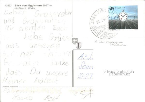 Gletscher Grosser Aletschgletscher – Bild 2