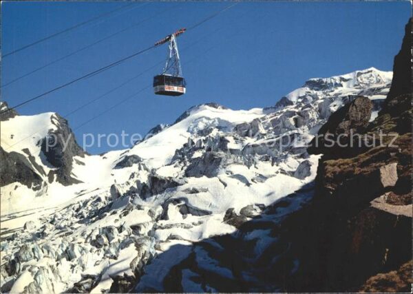 Seilbahn Längfluh Saas Fee Feegletscher Egginerj