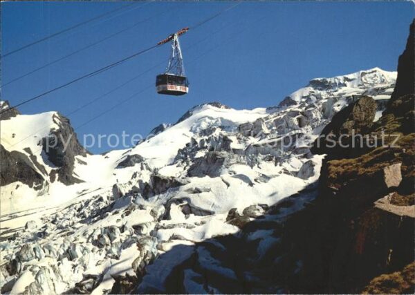 Seilbahn Längfluh Saas Fee Feegletscher Egginerj