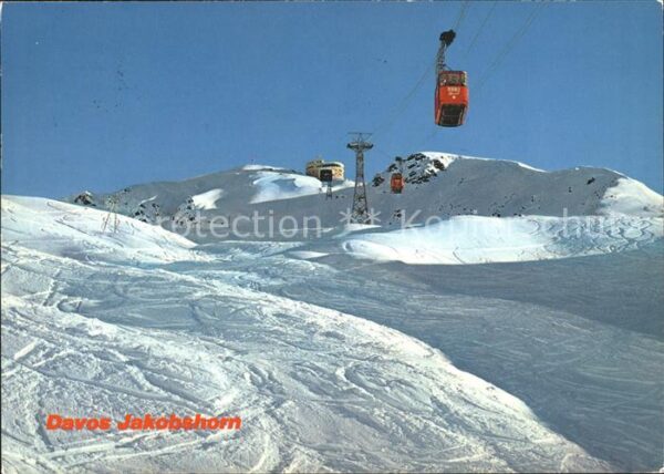 Seilbahn Davos Jakobshorn Nordabfahrt