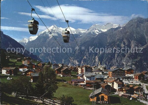Seilbahn Grächen-Hannigalp Weisshorn Bishorn Bar