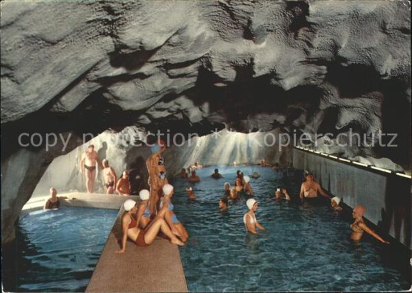 Hoehlen Caves Grottes Brigerbad Wallis Grottenschwimmbad