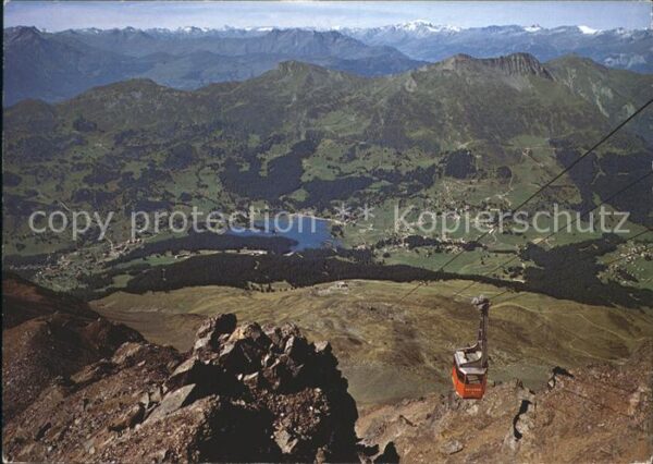 Seilbahn Rothorngipfel Lenzerheide Heidsee Valbe