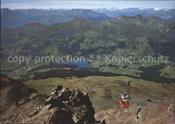 Seilbahn Rothorngipfel Lenzerheide Valbella Heid