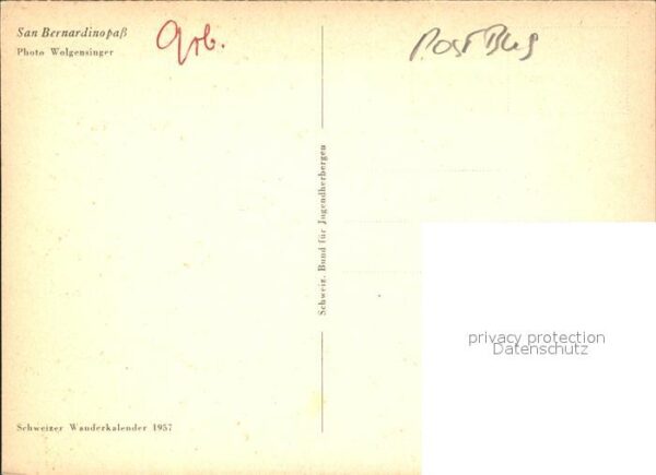 Postbus San Bernardinopass – Bild 2