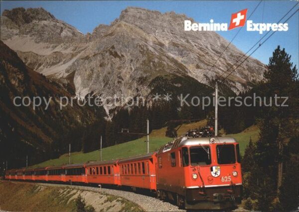 Eisenbahn Bernina-Express Preda Piz Ela