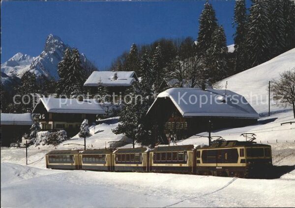 Eisenbahn MOB Panoramazug Rüblihorn